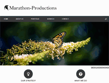 Tablet Screenshot of marathon-productions.com